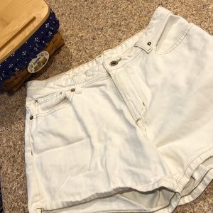 Ralph Lauren Polo Jeans Co. White Jean Shorts 8